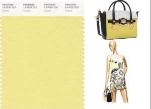 versace introduce il giallo custard di pantone collezione primavera 2015