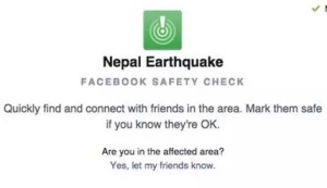 terremoto nepal facebook sefty check