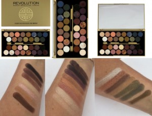 make up revolution Fortune Favours The Brave with Britishbeautyblogger Swatches