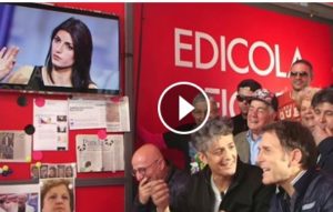 video imitazione virginia raggi a edicola di fiorello fiore