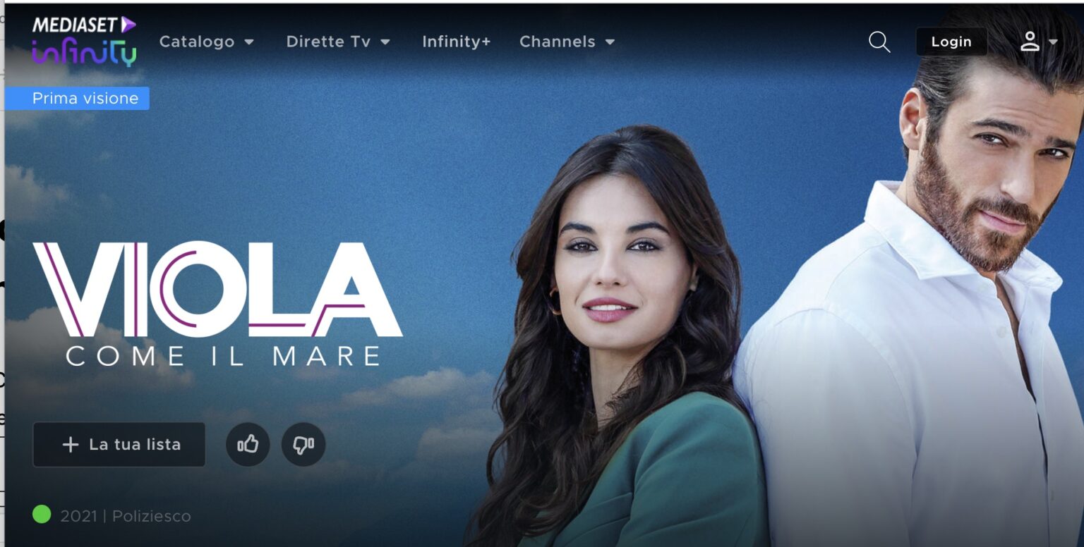 Viola come il Mare con Can Yaman sarà in streaming gratis su Mediaset